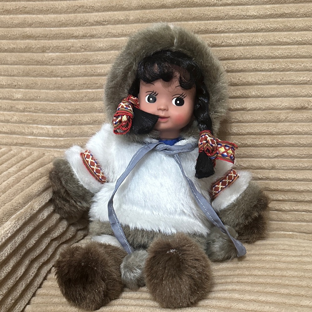 Collectible Artic Circle Eskimo Doll soft cuddly doll